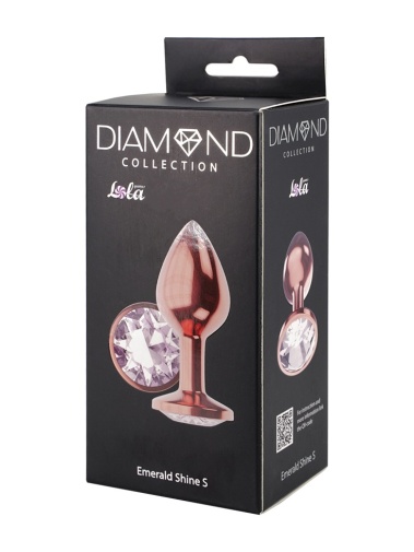 Lola Games - Diamond 金属后庭肛塞 细码 - 金色/月光石 照片