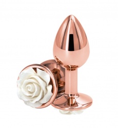 NS Novelties - Rose Buttplug S - White photo