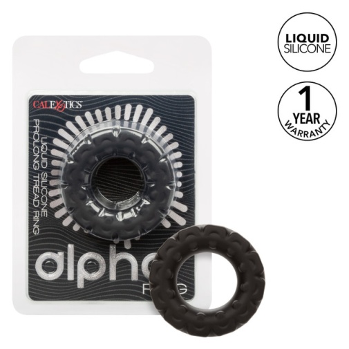 CEN - Alpha Prolong Cock Ring - Black photo
