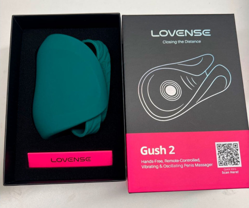 Lovense - Gush 2 Vibrating Oscillating Penis Massager photo
