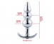 MT - Detachable Anal Plug w 2 Balls, Ring & Anchor photo-6