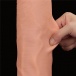 Lovetoy - 14" Sliding Skin Dildo - Flesh 照片-6