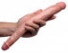 SexFlesh - 13"仿真雙頭陽具 - 肉色 照片-4