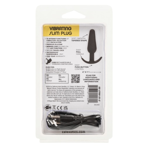CEN - Boundless Vibro Slim Plug - Black 照片