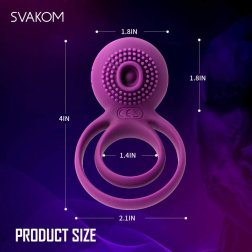 SVAKOM - Tammy 震动环 - 紫色 照片