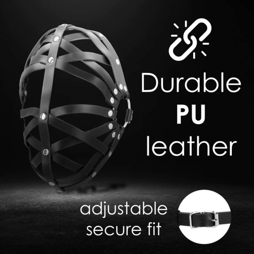 Ouch - Cage Face Mask - Black photo