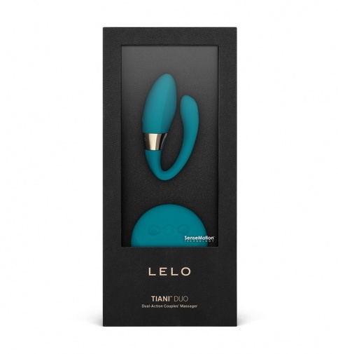 Lelo - Tiani Duo 情侶共震器 連遙控 - 海洋藍 照片