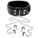 Darkness - Collar w Nipple Clamps - Black photo