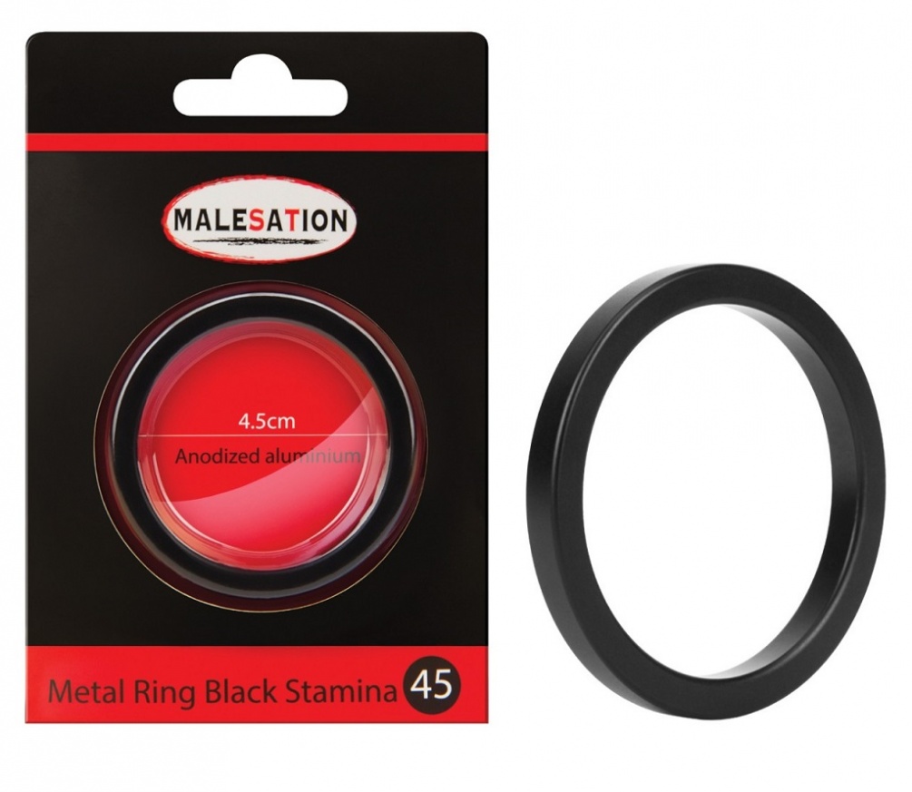 Metal ring in highly imaginative and ergonomic design.
Mat... Malesation - Metal Ring Stamina 4.5cm - Black photo-2