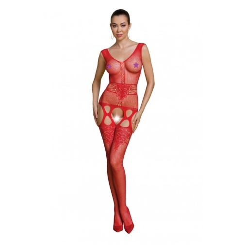 Passion - Eco Bodystocking BS014 - Red photo