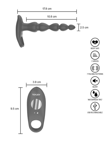 ToyJoy - Elixer Vibro Penetrator - Blue photo