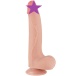 Lovetoy - 8.5" 带包皮仿真阳具 - 肉色 照片-2