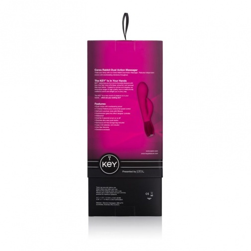 Key - Ceres Dual Action Rabbit - Pink photo