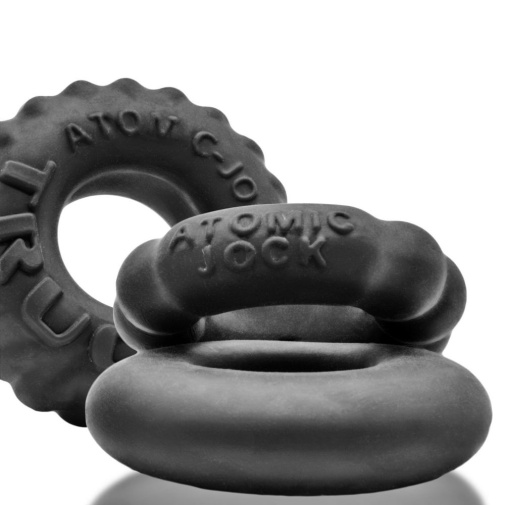 Oxballs - Bonemaker Rings 3's Pack - Night Black 照片