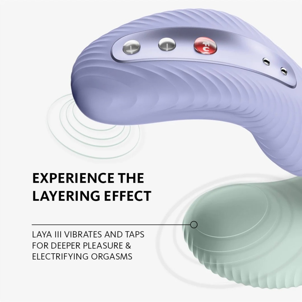 LAYA III was made to lay on the body hence the name with a g... Fun Factory - Laya III Massager - Soft Violet photo-8