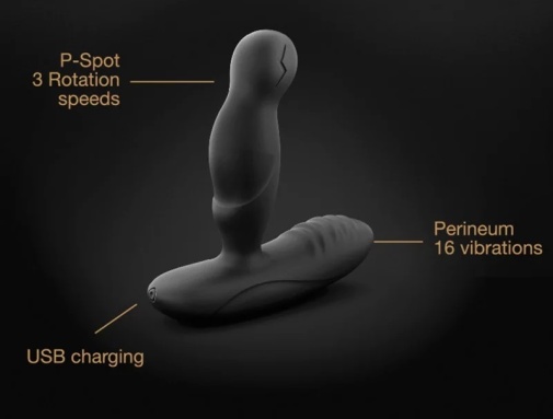 Dorcel - P-Swing 震動後庭肛塞 - 黑色 照片