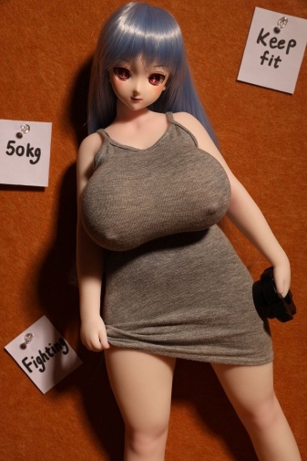 Youla Mini Anime Realistic Sex Doll, Huge Boobs, Ultra Soft Silicone 58 cm (1'9 ft) photo