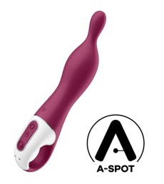 Satisfyer - A-Mazing 1 神奇A点震动器 - 莓果色 照片