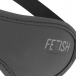 Fetish Submissive - 纯素皮革眼罩 II - 黑色 照片-2