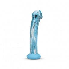 Gildo - Ocean Ripple Glass Dildo - Blue photo