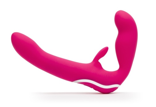 Happy Rabbit - Vibrating Strapless Strap-On - Pink photo