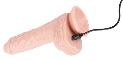 Medical Silicone - Thrushing Vibrator - Flesh photo
