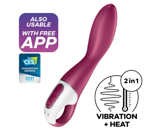 Satisfyer - 热力快感震动器 - 莓果色 照片