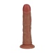 RealRock - 8" Rotating Vibro Curve Dildo - Caramel photo-4