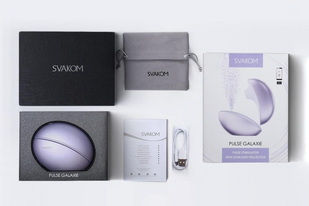 SVAKOM's newest patented technology is excited to show you j... SVAKOM - Pulse Galaxie APP Stimulator w Projector - Metal Lilac photo-19