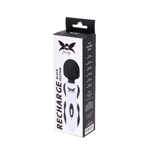 Pixey - Recharge Wand Massager - Black photo