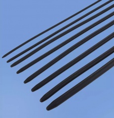 MT - Silicone Urethral Plug 5.5mm - Black photo
