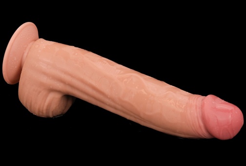 Lovetoy - 12" Sliding Skin Dildo - Flesh 照片