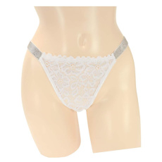 NPG - P121 Floral Lace Thong - White 照片