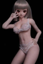 Gina Anime Mini Realistic Sex Doll, White Skin, Soft Silicone 60 cm (2 ft) photo