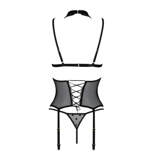 Passion - Dominica Corset - Black - L/XL photo