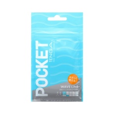 Tenga - Pocket Wave Line - Aqua photo