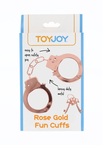 ToyJoy - 经典金属制手铐 - 玫瑰金色 照片