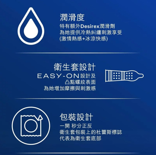 Durex - Intense Orgasmic 激爽紋理安全套 10件裝 照片