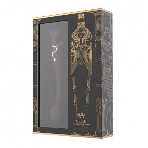 Zalo - Queen APP Heating Vibro Set - Wine Red photo