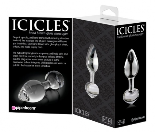 Icicles - Anal Plug No.44 - Clear photo