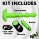 Bang! - Glow Vibro Anal Beads - Green photo-6