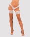 Obsessive - Heavenlly Stockings - White - XL/XXL photo-4