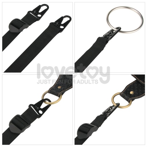 Lovetoy - Rebellion Reign Mattress Restraint - Black photo