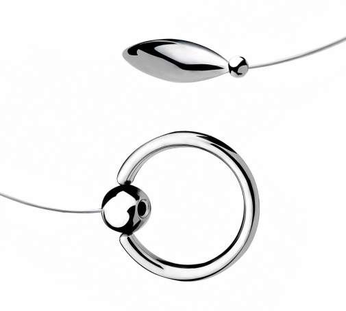 FAAK - Steel Anal Plug w Cock Ring L photo