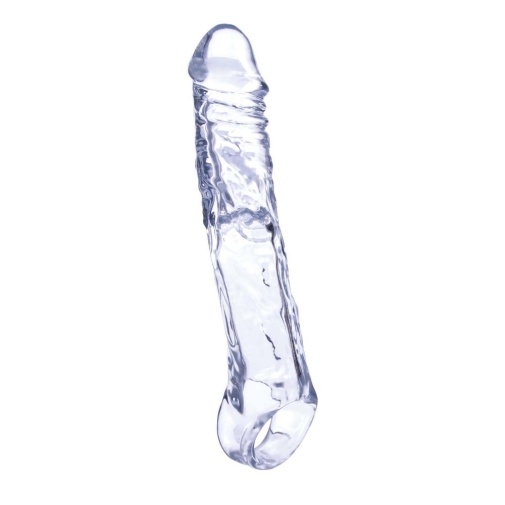 Nasstoys - 7.5" Magic Penis Extender w Ball Strap - Clear 照片
