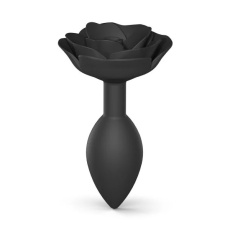 Love to Love - Open Roses Anal Plug L - Black photo
