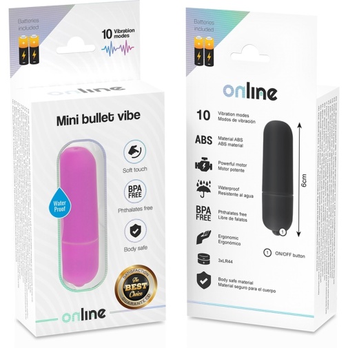 Online - 迷你子彈型震蛋 - 紫色 照片