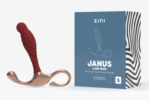 Zini - Janus 半金属前列腺按摩器 细码 - 酒红色 照片