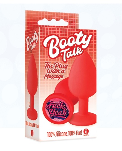 Icon Brands - Booty Talk Fuck Yeah 後庭塞 - 紅色 照片