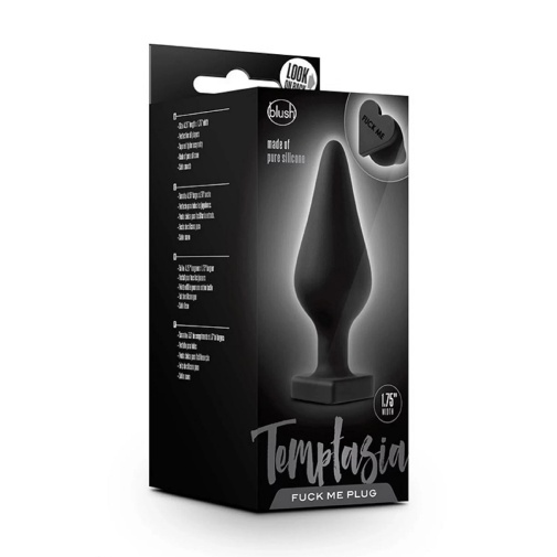 Temptasia - Fuck Me Anal Plug - Black photo